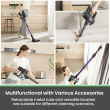 Vactidy V8 Pro Cordless Vacuum Cleaner with Upgraded Floor Brush, Powerful Stick Vacuum with Touch Display, Self-Standing Design, Lightweight Vacuum