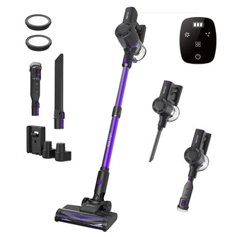 Vactidy V8 Pro Cordless Vacuum Cleaner with Upgraded Floor Brush, Powerful Stick Vacuum with Touch Display, Self-Standing Design, Lightweight Vacuum