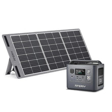 Aferiy P010 800W 512Wh LiFePO4 Portable Power Station +1* S100 100W Solar Panel UPS Pure Sine Wave Solar Generator Camping RV