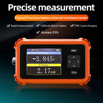 Fiizreal PBRM-1 18650 Battery Voltage Internal Resistance Tester, High-precision Trithium Lithium lron Phosphate Battery Tester