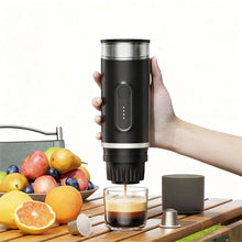 HiBREW H4E 2-in-1 Portable Coffee Machine Type-C Rechargeable Expresso Coffee Maker Fits NS Capsules Coffee Powder for Car Travel Camping & Home