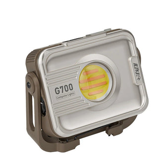 G700 LED Portable Lantern Built-in 6000mAh Battery USB Rechargeable Flashlight with Dual Light Source Floodlight LED Torch Outdoor Camping Lamp Maintenance Work Light
