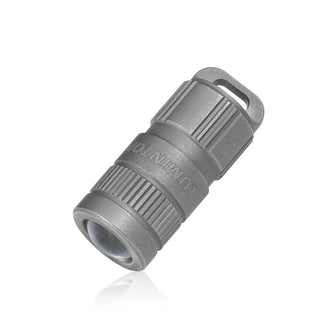 EDC PIMI Titanium Protable Mini Keychain Flashlight with 10180 Battery USB Rechargeable Waterproof LED Keychain Light Outdoor EDC Tools