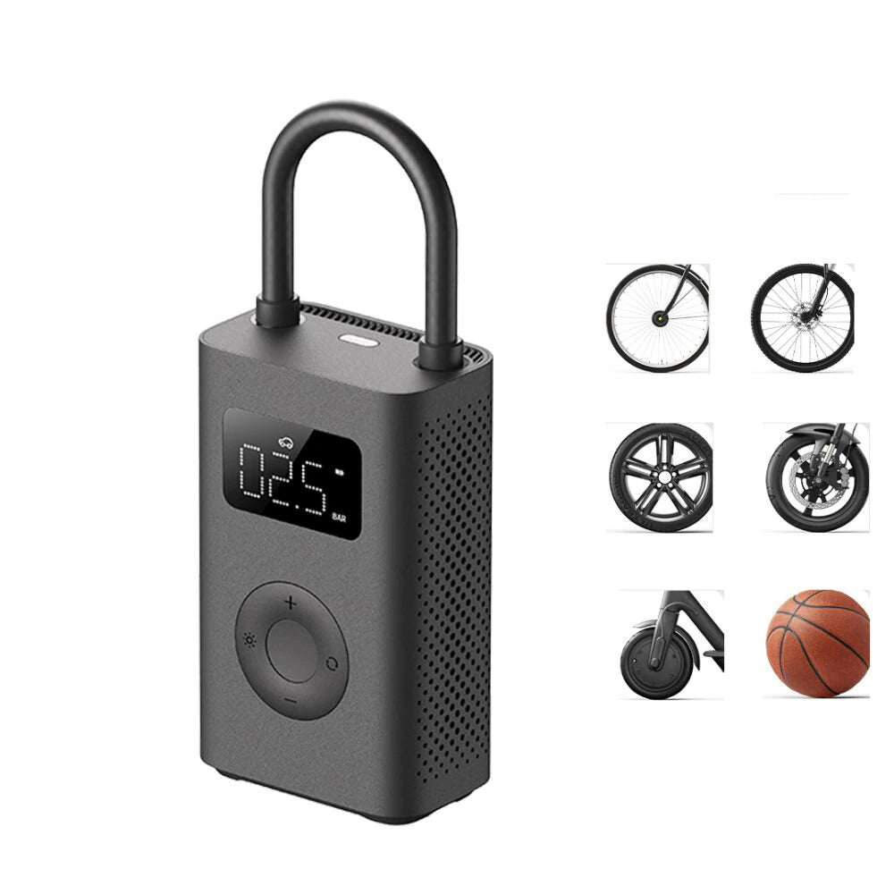 [2025 Version]XIAOMI Mijia 2D 150PSI Smart Bike Pump 2000mAh Battery Power Bank USB Charging LED Display Electric Portable Air Pump
