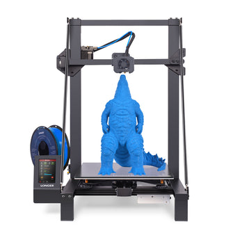 LONGER LK5 Pro 3D Printer Upgraded Edition, Dual Blower Fan, 90% Pre-Assembled, Silent Motherboard, 300*300*400mm