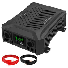 [EU Direct] DATOUBOSS Pure Sine Wave Inverter 12V/24V to 1200W/2300W Universal Dual Voltage Converter Peak Power 2000W/4000W With Automatic Voltage Recognition LCD Display Switching and 2 EU Sockets RV Modification