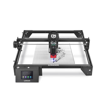 LONGER RAY5 5W Laser Engraver, 3.5inch Touch Screen, Offline Carving, Ultrafine Focused Laser, 32 Bit Chipset, Upgradable Laser Module