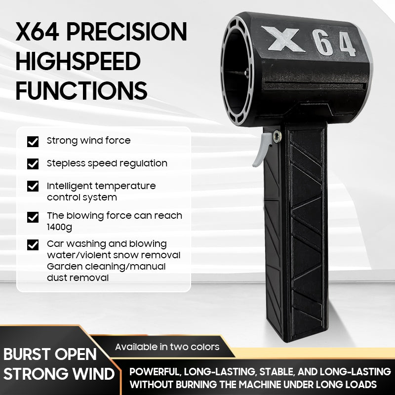 X64 Mini Super Gewelddadige Ventilator, 64 Mm Autodroger Luchtblazer, Draagbare Jetdroge Blazer voor Auto Drogen, Reinigen, Onmiddellijke Kracht 1,4 X64 Mini Super Gewelddadige Ventilator, 64 Mm Autodroger Luchtblazer, Draagbare Jetdroge Blazer voor Auto Drogen, Reinigen, Onmiddellijke Kracht 1,4