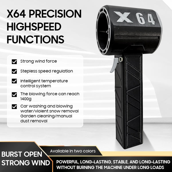 x64 SUPER TURBO FAN エアブロワー X64 Powerful Turbo Jet Fan Thrust 1.4kg Violent Blower Car