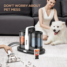 Teendow C5 Carpet Cleaner & Vacuum,500W Powerful Pet Hair Cleaner with 1500ml Tank, Carpet/Sofa/Stairs/Pets and Car Cleaning,Low Noise & Portable