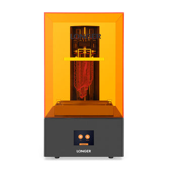 LONGER Orange 4K Resin 3D Printer, 10.5/31.5um Resolution, Parallel UV Lighting, Dual Z-Axis, Liner Guide, 118*66*190mm