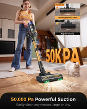 Proscenic P15 Cordless Vacuum Cleaner,50Kpa Strong Suction Up to 70Min Runtime,Anti-Tangle Brush & HEPA Filter