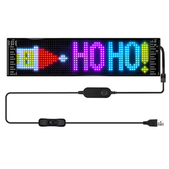 Car Led Panel Sign LED Car sign,programmable LED sign, Flexible Matrix panel by Bluetooth ...