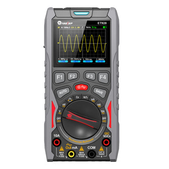 TOOLTOP ET928 3-In-1 Oscilloscope Multimeter Signal Generator 12MHz 50Msps Portable High Storage Capacity Low Power Consumption