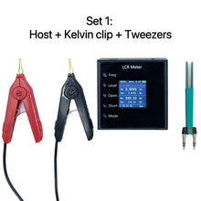 LCR- P1 Mini Intelligent Tweezers LCR SMD ESR Tester Resistance, Capacitance, Inductance, Continuity Test and Measurement Tools