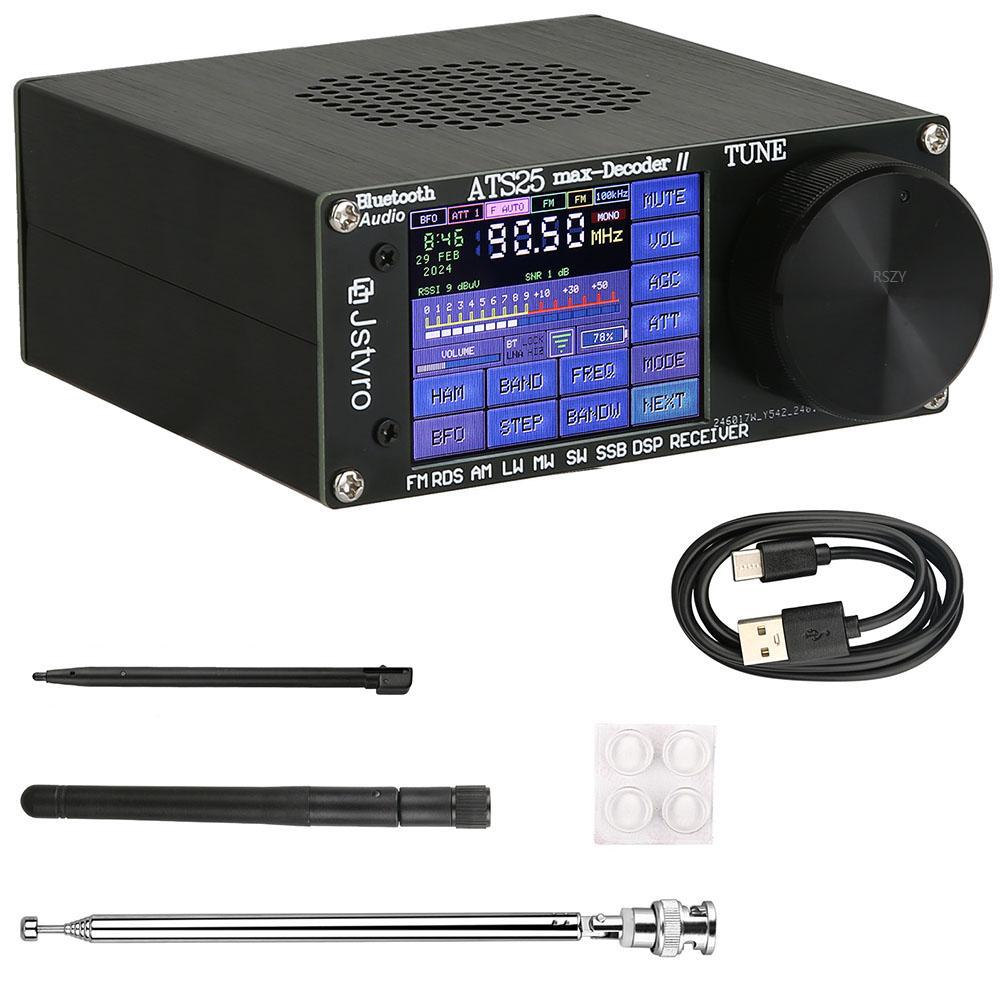 Upgraded ATS-25 Max Decoder V2 V4.17 Portable Shortwave Radio Adds Bluetooth