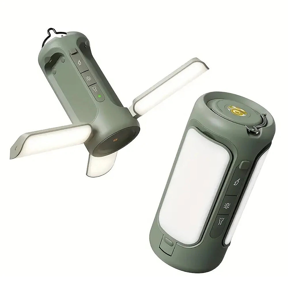 Outdoor LED Camping Lights USB Rechargeable 10000mAh Power Bank Portable Flashlight Tent Lamp Camping Equipment