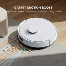 Teendow D63S ULTRA Robot Vacuum and Mop,10000Pa Suction, Super Suction, Edge Cleaning, Auto Mop Wash & Dry, Self-Emptying