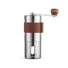 Portable Black/White Stainless Steel Bean Mill Hand Crank Research Coffee Grinder