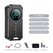 TUERBB T-JA01 4 In 1 Car Jump Starter Air Pump Power Bank Lighting Compressor Cars Battery Starting Starters Auto Tyre Inflator