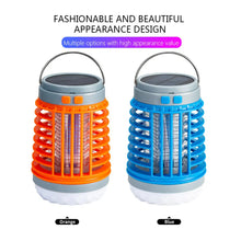 New Solar USB Mosquito Killer Light Electronic Fly Bug Insect Zapper Trap Pest Lamp, Portable Suitable for Home Garden, Camping, Picnic