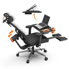 NEWTRAL MagicH-BPro Ergonomic Chair with Footrest, Auto-Following Backrest Headrest, Adaptive Lower Back Support, Adjustable Armrest, 4 Positions to Lock