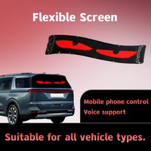 TUERBB K12 Flexible LED Screen For Car - Bluetooth, Voice & App Control, IP65 Waterproof, Universal Vehicle Pixel Panel Display