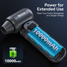 Foursun TF100 Brushless Turbo Fan 150000RPM Electric Air Duster Air Blower for Car/PC/Home/Pet/Outdoor Cleaning