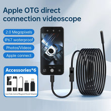 1080P 8mm iphone and Android Car Inspection Endoscope Camera Repair Equipment Tool with 5m Cable IP67 Waterproof 2.0 Megapixels