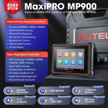 Autel MaxiPRO MP900 Diagnostic Tool Two-Way Control Obd2 Code Reader Professional Car Scanner ECU Coding PK MP808S