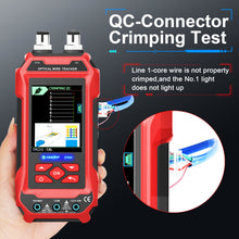 TOOLTOP ET636/ET638 Network Cable Tester 4 in 1 Multi-function Fiber Optic Network/Broken Line/LAN Cable Tester Visual Fault Locator