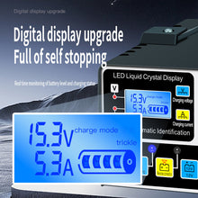 Intelligent Pulse Repair Charger Battery Charging And Repairing Machine 12V 24V Charger Car Battery Charger LED Display Screen
