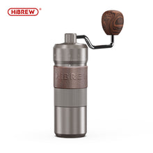 HiBREW G4B Manual Coffee Grinder Portable High Quality Hand Grinder Mill Aluminium With Visual Bean Storage