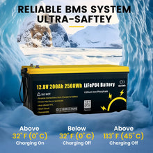 Gokwh 12V 200ah LCD Energy Storage Box 2560Wh Solar Lithium Ion LiFePO4(LFP) Battery for RV Boat Home Energy Storage