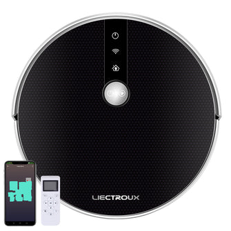 LIECTROUX C30B Smart Robot Vacuum Cleaner with Multiple Cleaning Modes/2D Map Navigation/3000Pa Suction Power/App Control