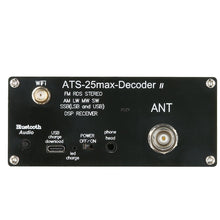 Upgraded ATS-25 Max Decoder V2 V4.17 Portable Shortwave Radio Adds Bluetooth, CW, RTTY Decoding Function WiFi Function FM LW AM SSB DIGI CW RDS With 4000mAh Battery Full Band Radio Receiver