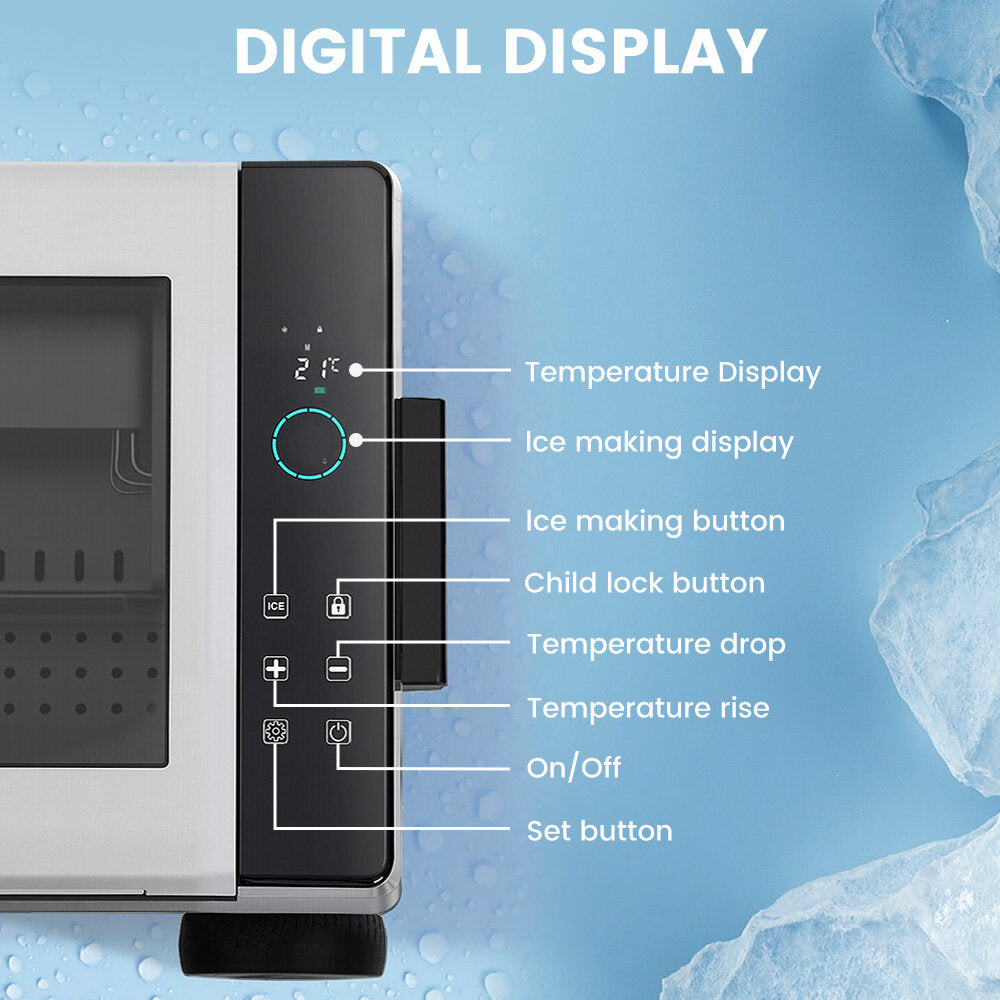 MUDIRO 45L: Denne køler til bilen fryser ned til -20°C! 3 MUDIRO køler temperatur display