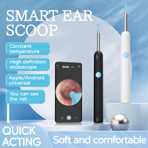 Smart Ear Cleaner with Camera WiFi Connect 6 LED Lights 4.2mm Mini Ear ...