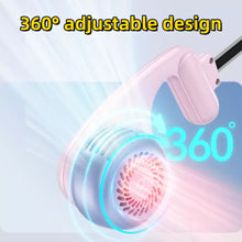 Portable Neck Fans, Wearable Personal Fan, 3200 Mah Battery Powered Bladeless Fan for Outdoor Travel