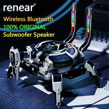 2500mAh Machine Audio Dynamic RGB Lighting Bluetooth Speaker Wireless Subwoofer HIFI Box Sound Desktop Home Hi-Res Stereo