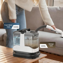 Teendow C3 450W Portable Carpet Cleaner Vacuums 12kpa c5 Spot Cleaner For Carpet And Sofa Pet Stain Remover with Dual Water Tank System