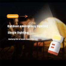 Outdoor Shower Pump Dormitory Camping Portable 2-in-1 Electric Shower Emergency Lighting Portable Camping Shower