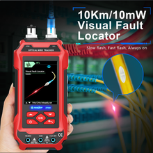 TOOLTOP ET636/ET638 Network Cable Tester 4 in 1 Multi-function Fiber Optic Network/Broken Line/LAN Cable Tester Visual Fault Locator