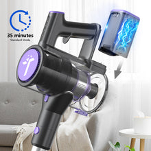 Teendow P11 Pro Cordless Vacuum Cleaner, 25KPA Suction Power, 35Minute Runtime, Quiet ≤75dB, 2200mAh Battery, 450ML Dustbin, Lightweight, Pet Hair & Home Cleaning