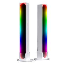 2PCS RGB LED Desktop Floor Lamp Light Bars Bluetooth APP Control Music Night Light Rhythm Atmosphere Lights for Gaming TV Room Decoration Lamp