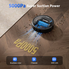 Teendow D10S LDS Robot Vacuum & Mop, 5000PA Suction, Smart Mapping, Precision Navigation, Alexa/Google Assistant, Pet Hair Removal