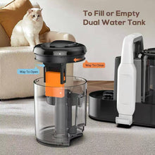 C5 Carpet Cleaner & Vacuum,500W Powerful Pet Hair Cleaner with 1500ml Tank, Carpet/Sofa/Stairs/Pets and Car Cleaning,Low Noise & Portable
