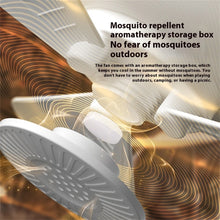 2 in 1 Portable Fan Camping Light 3600mAh Rechargeable Outdoor Camping Tent Fan New Remote Control Household Ceiling Fan Lighting