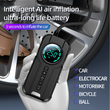 TUERBB T-JA01 4 In 1 Car Jump Starter Air Pump Power Bank Lighting Compressor Cars Battery Starting Starters Auto Tyre Inflator