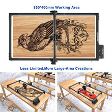 Extension Kit for Longer RAY5 Laser Engraver，Y-axis Extension Kit Enlargement Rods Engraving Area Expand to 400mm*850mm